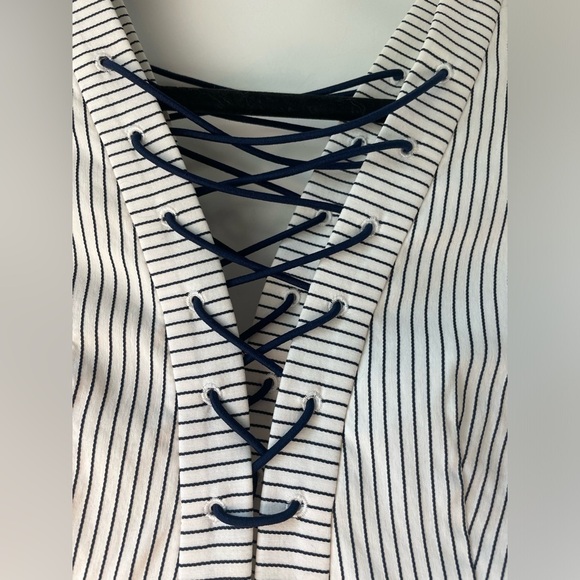 La Ligne La Boheme Lace-Up Midi Maxi Dress - Picture 8 of 12